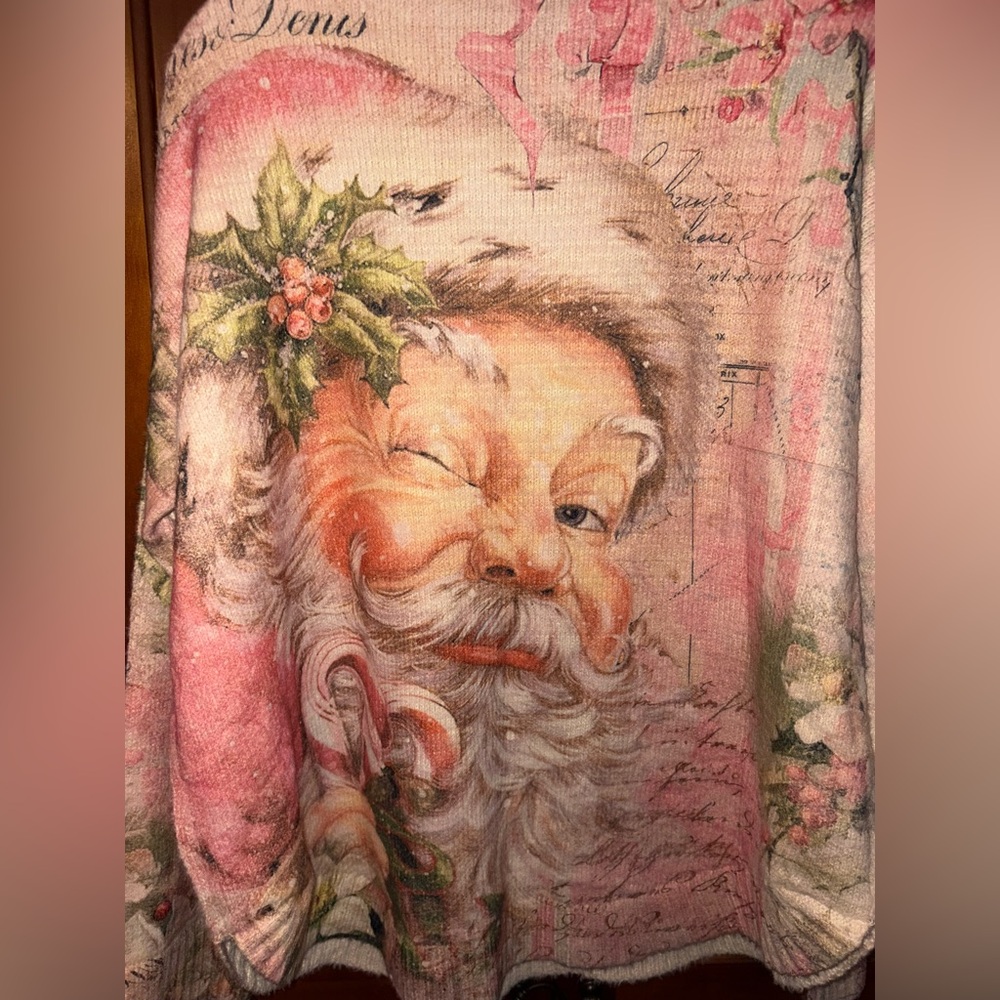 Festive Santa Claus Super Soft Sweater - Picture 3 of 4